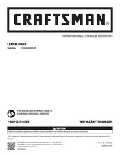 Craftsman CMXGAAM1085128 Manual De Instructiones