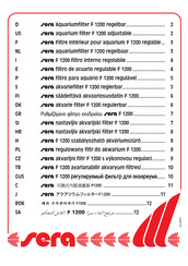 Sera F 1200 Manual Del Usuario