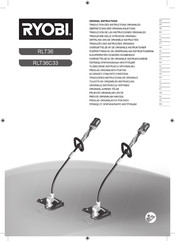 Ryobi RLT36C33 Traducción De Las Instrucciones Originales