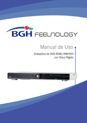 BGH FEELNOLOGY BD811RWHDD Manual De Uso