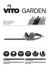 VITO GARDEN VICS550 Manual De Instrucciones