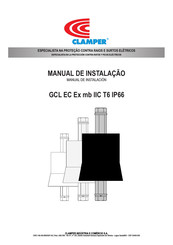 Clamper GCL EC Ex mb IIC T6 IP66 Manual De Instalación