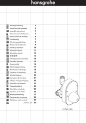 Hansgrohe 31741180 Instrucciones De Montaje