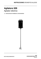 GRUNDFOS ALLDOS Agitators 509 Instrucciones