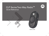 Motorola CLP446 Guía De Referencia Rápida