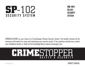 CrimeStopper SP-102 Manual Del Usuario