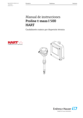 Endress+Hauser Proline t-mass I 500 HART Manual De Instrucciones