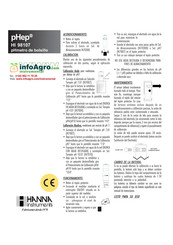 Hanna Instruments pHep HI 98107 Guia Del Usuario