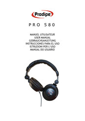 Prodipe PRO 580 Instrucciones Para El Uso