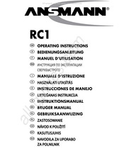 ANSMANN RC1 Instrucciones De Manejo