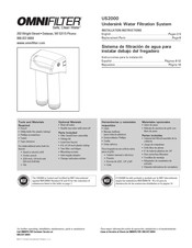 Omnifilter US2000 Instrucciones Para La Instalación