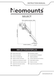 Newstar NeoMounts Select NM-D775WHITEPLUS Manual De Instrucciones