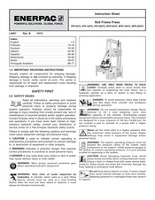 Enerpac BPR-5075 Hoja De Instrucciones