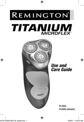 Remington TITANIUM MICROFLEX R-450s Guía Para El Uso Y El Cuidado