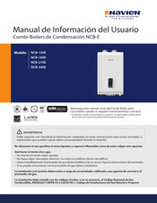 Navien NCB-180E Manual De Informacion Del Usuario