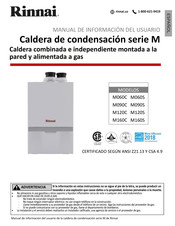 Rinnai M160S Manual De Informacion Del Usuario