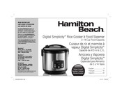 Hamilton Beach Digital Simplicity Manual Del Usario