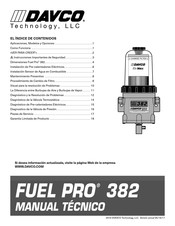 Davco FUEL PRO 382 Manual Tecnico