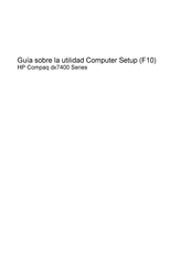 HP Compaq dx7400 Serie Guía De Utilización