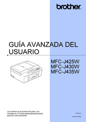 Brother MFC-J425W Guía Avanzada Del Usuario