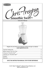Focus Electrics Back To Basics Chris Freytag Smoothie Swirl Manual De Instrucciones