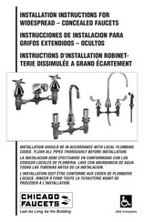 Chicago Faucets 786 Nstrucciones De Instalacion