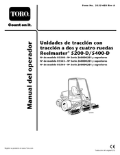 Toro REELMASTER 03544 Manual Del Operador