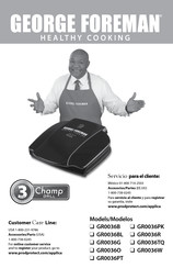 George Foreman GR0036B Manual Del Usuario