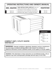 Mr. Heater HSU 80 Instrucciones De Operacion Y Manual Del Propietario