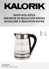 Kalorik JK 46670 SS Manual Del Usuario