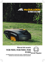 Mcculloch ROB R600 Manual Del Usuario