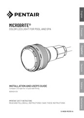 Pentair MICROBRITE 620424-EU Guía De Uso Y Instalación