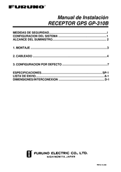 Furuno GP-310B Manual De Instalación