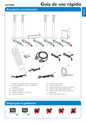 Philips LX7500R Guía De Uso Rápido