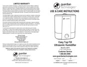 Guardian Technologies H5175 Instrucciones De Uso Y Cuidado