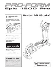 ProForm PFEL07807.1 Manual Del Usuario