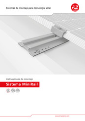 K2 Systems MiniRail Instrucciones De Montaje