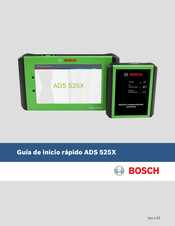 Bosch ADS 525X Guia De Inicio Rapido