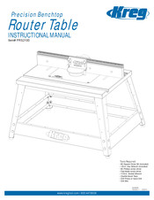 Kreg PRS2100 Manual De Instrucciones