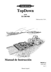 Vaderstad TopDown TD 300-900 Serie Manual De Instruccion