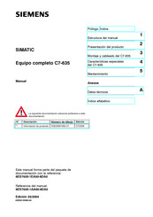 Siemens SIMATIC C7-635 Manual