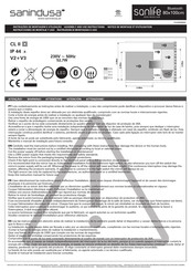 Sanindusa sanlife Instrucciones De Montaje Y Uso