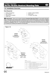 Motion Concepts MaTRx PB-Elite Instrucciones De Instalación