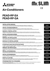 Mitsubishi Electric PEAD-RPGA Manual De Instalación