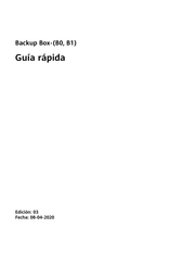 Alpha ESS Backup Box B0 Guía Rápida