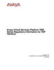 Avaya VSP 7000 Serie Manual Del Usuario