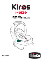 Chicco Kiros i-Size Manual Del Usuario