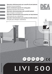 Dea LIVI 500 Instrucciones De Uso Y Advertencias
