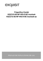 Exquisit KGC315-95-NF-WS-010E inoxlook-az Manual De Instrucciones De Uso