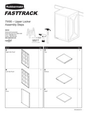Rubbermaid Fasttrack 7W96 Manual De Instrucciones